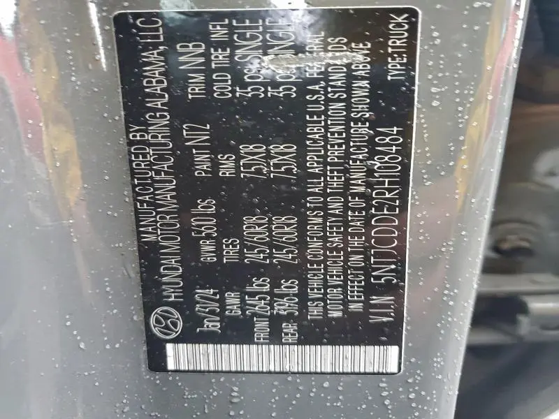 2024 HYUNDAI SANTA CRUZ SEL  