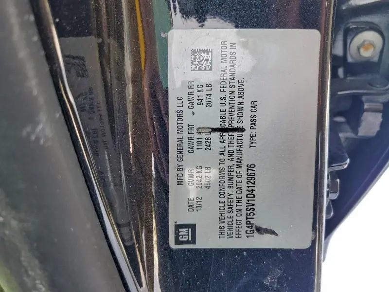 2013 BUICK VERANO PREMIUM  