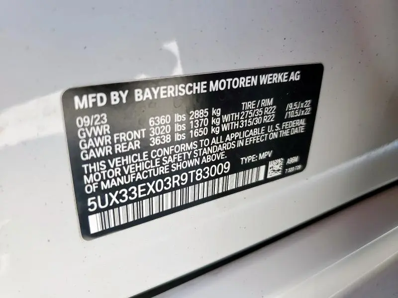 2024 BMW X6 XDRIVE40I  