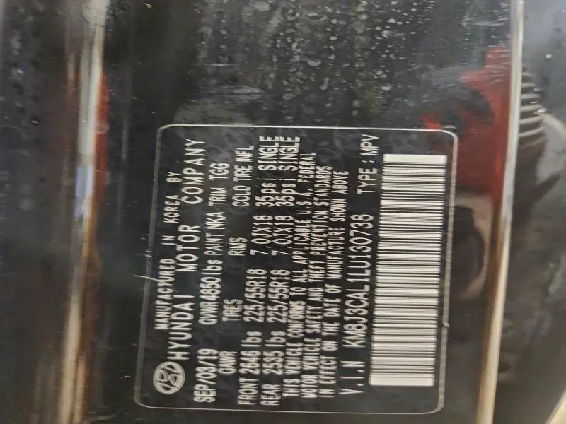 2020 HYUNDAI TUCSON LIMITED  