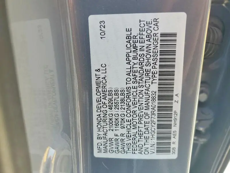 2024 HONDA ACCORD HYBRID SPORT-L  