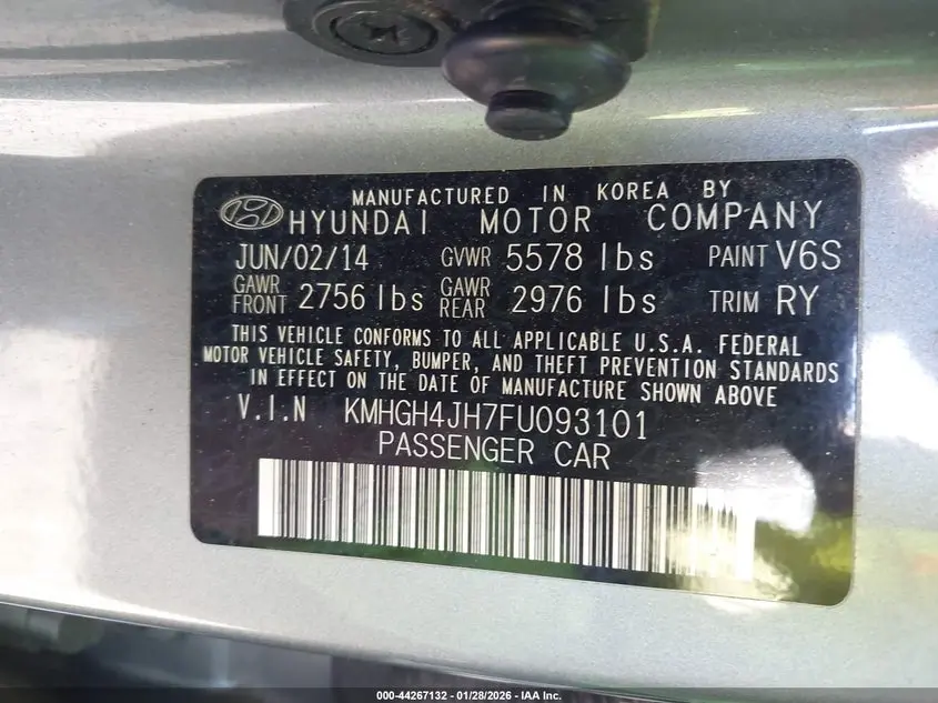 2015 HYUNDAI EQUUS SIGNATURE