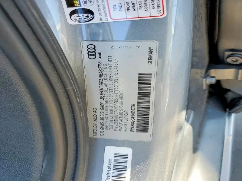 2017 AUDI A6 PREMIUM  