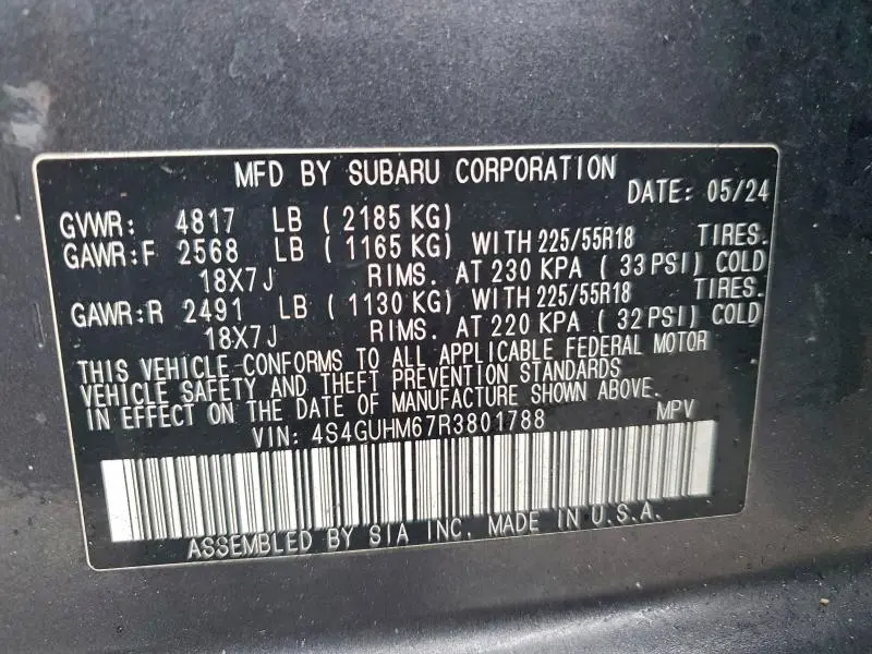 2024 SUBARU CROSSTREK LIMITED  