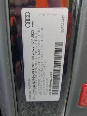 2021 AUDI A6 PREMIUM PLUS  