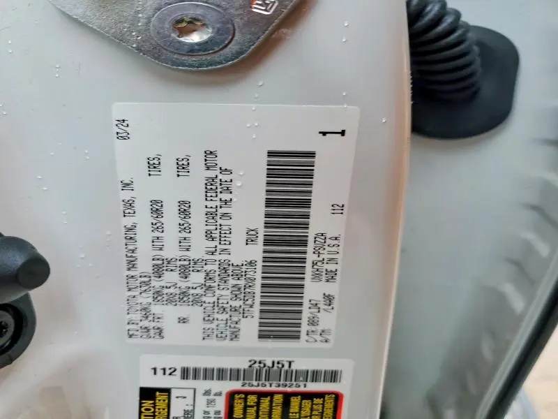 2024 TOYOTA TUNDRA CREWMAX LIMITED  