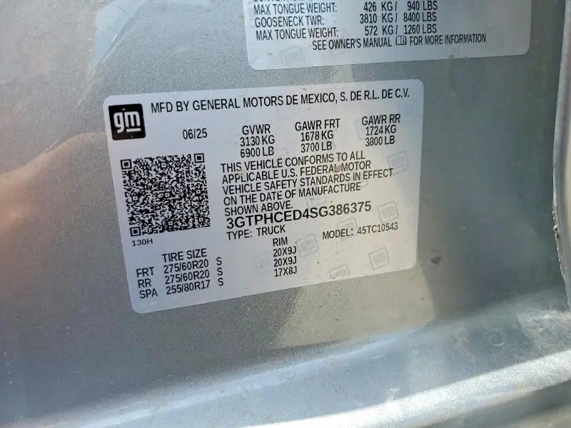 2025 GMC SIERRA C1500 ELEVATION  