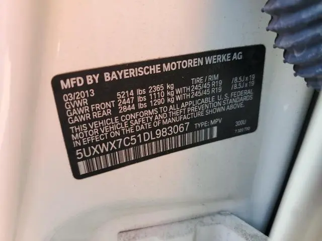 2013 BMW X3 XDRIVE35I  