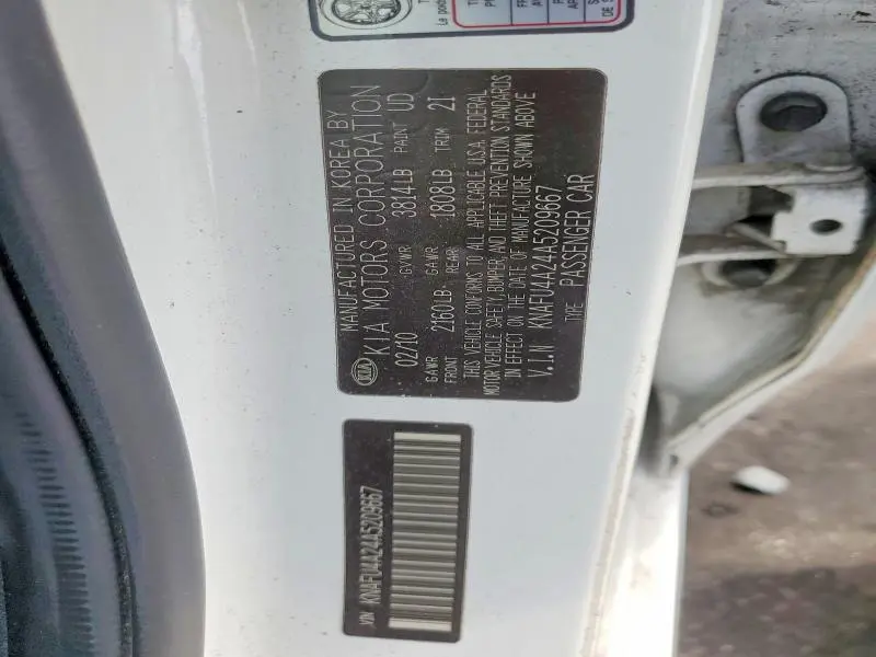 2010 KIA FORTE EX  