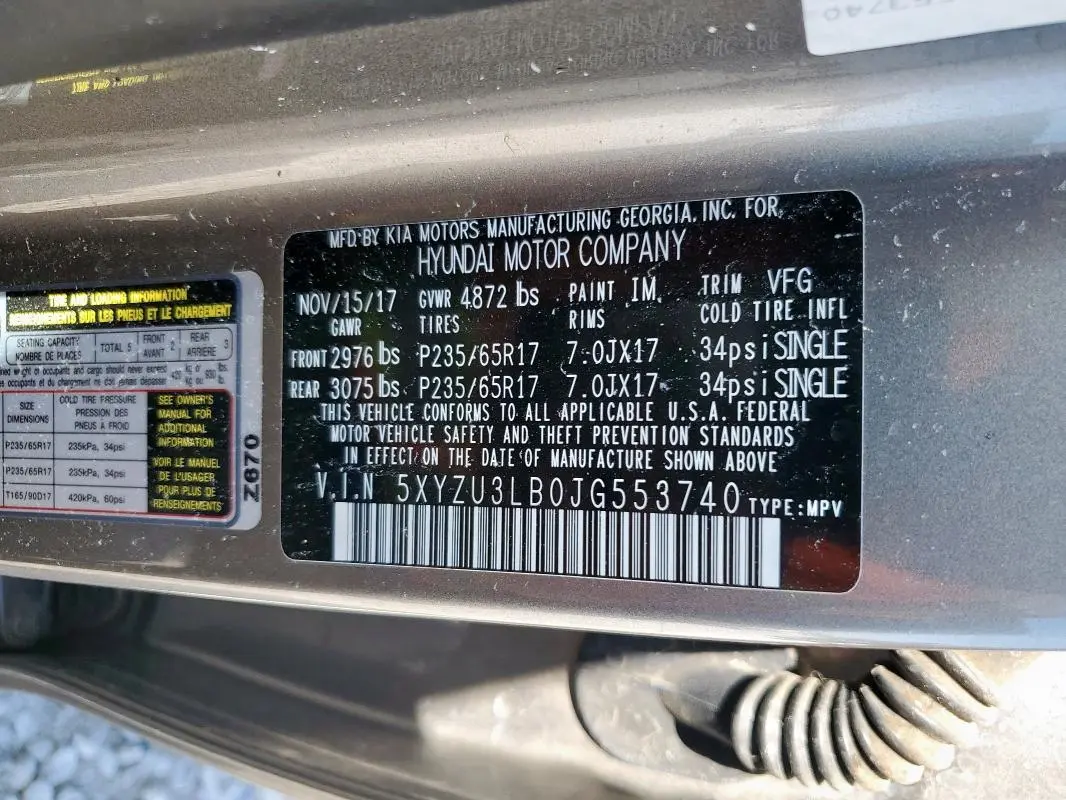 2018 HYUNDAI SANTA FE SPORT   