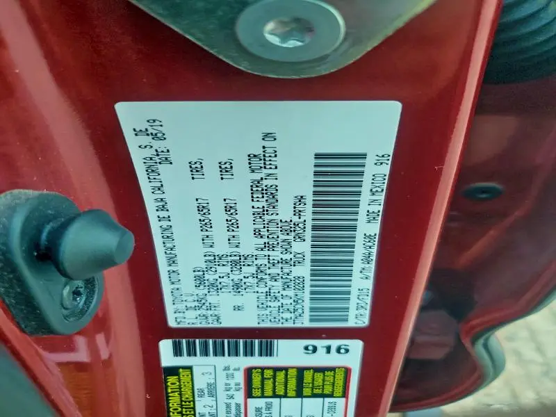 2019 TOYOTA TACOMA DOUBLE CAB  