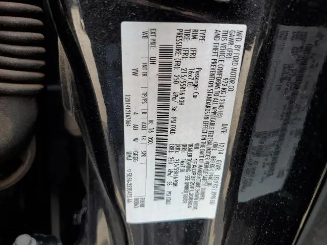 2015 FORD FOCUS SE  