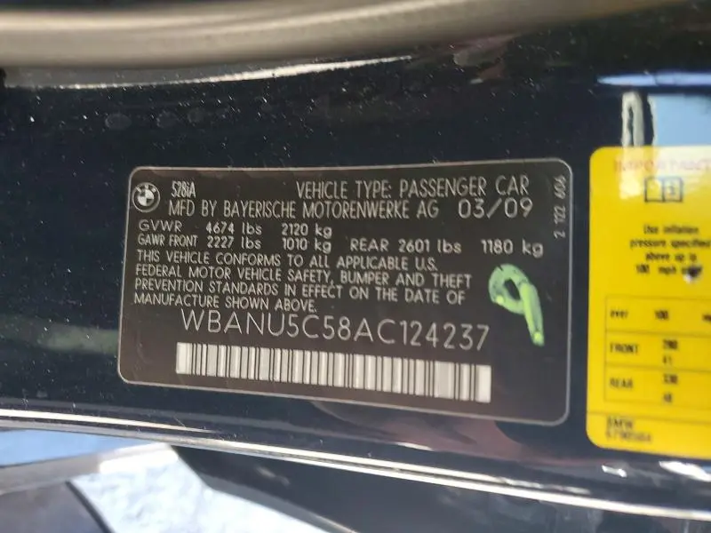 2010 BMW 528 I  