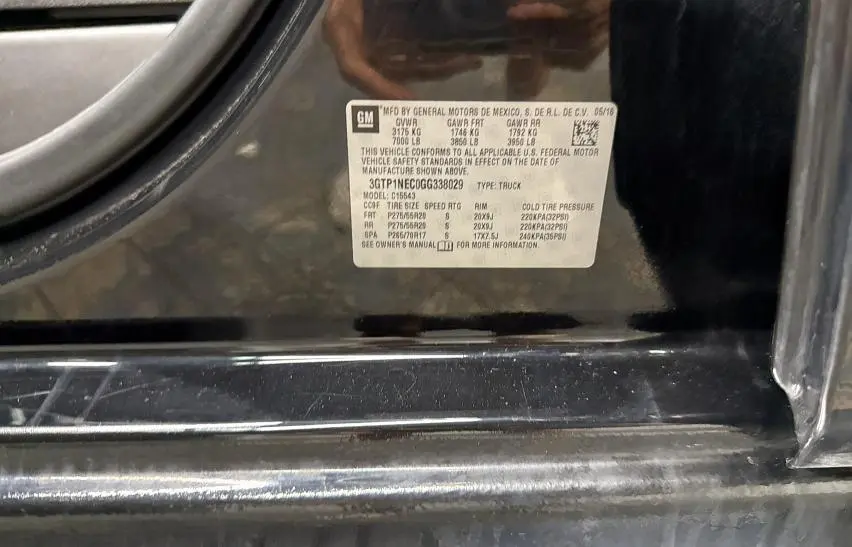 2016 GMC SIERRA C1500 SLT  