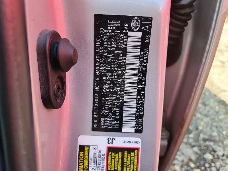 2010 TOYOTA COROLLA LE  
