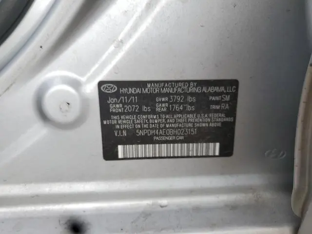 2011 HYUNDAI ELANTRA GLS  