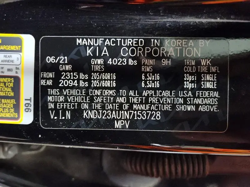 2022 KIA SOUL LX  