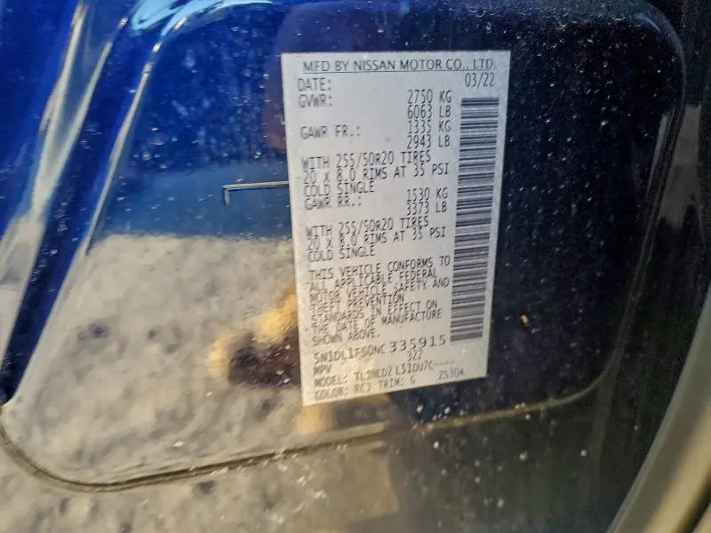 2022 INFINITI QX60 LUXE  