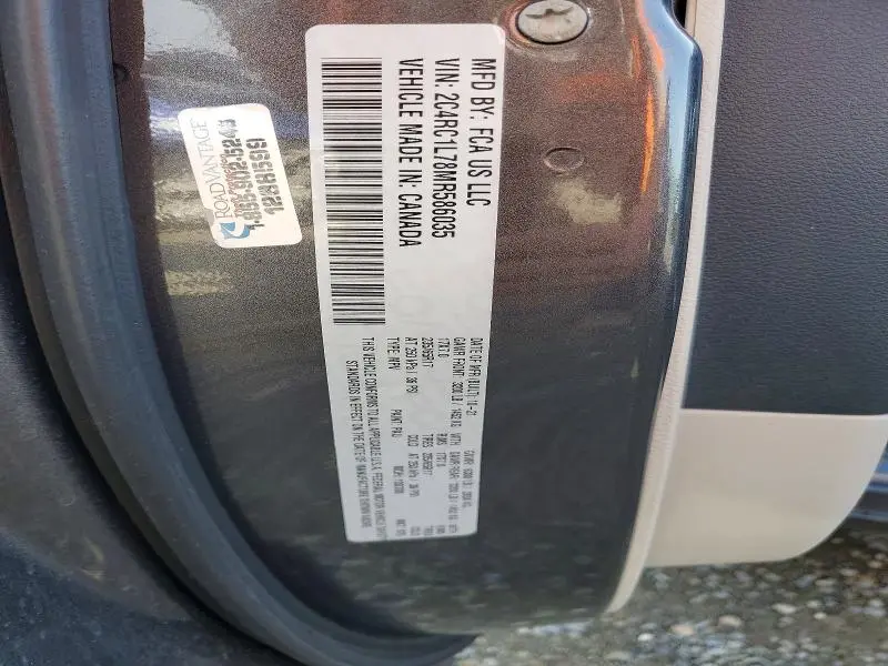 2021 CHRYSLER PACIFICA HYBRID TOURING L  