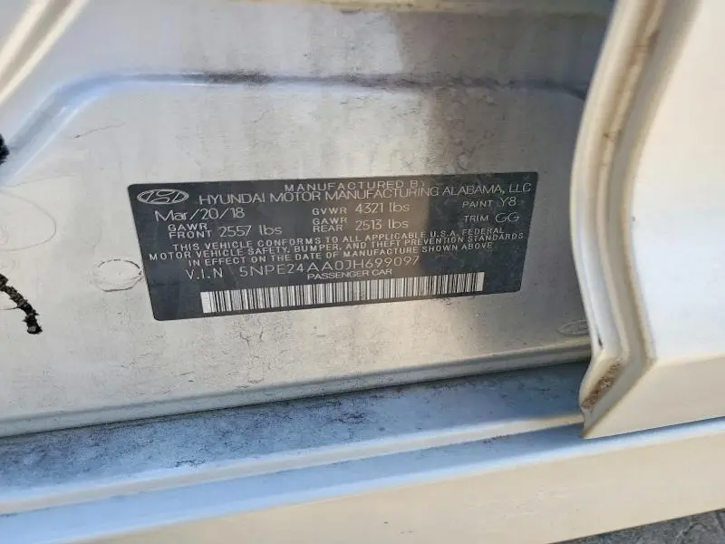2018 HYUNDAI SONATA ECO  