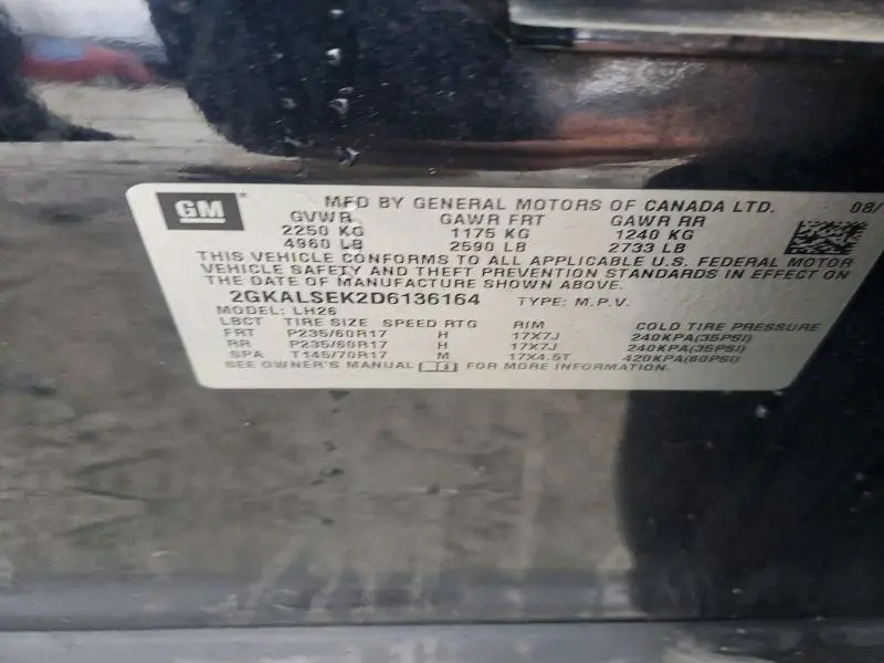 2013 GMC TERRAIN SLE  