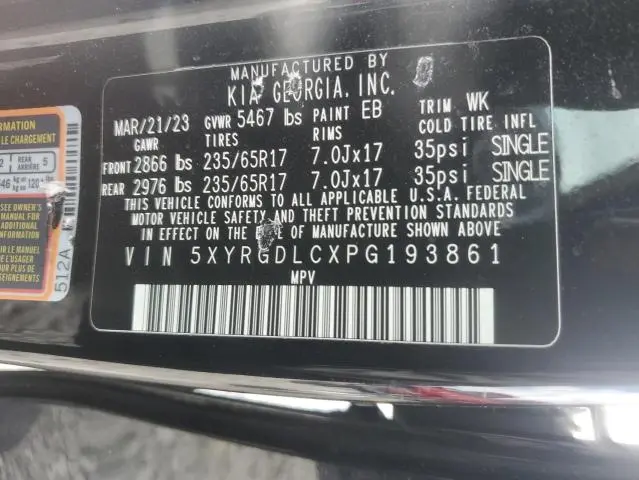 2023 KIA SORENTO LX  
