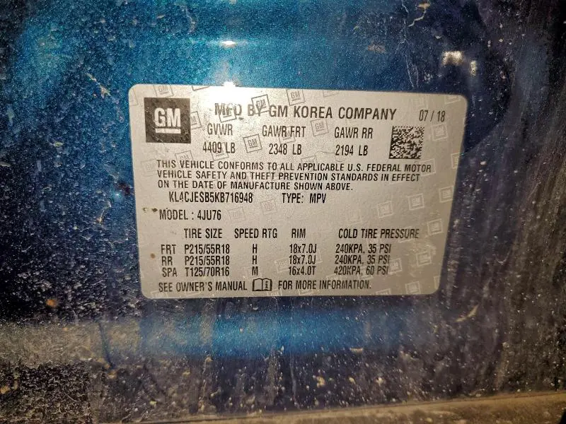 2019 BUICK ENCORE PREFERRED  