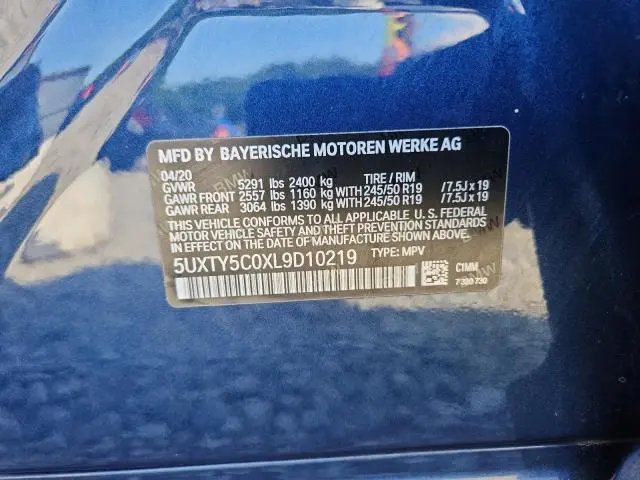 2020 BMW X3 XDRIVE30I  