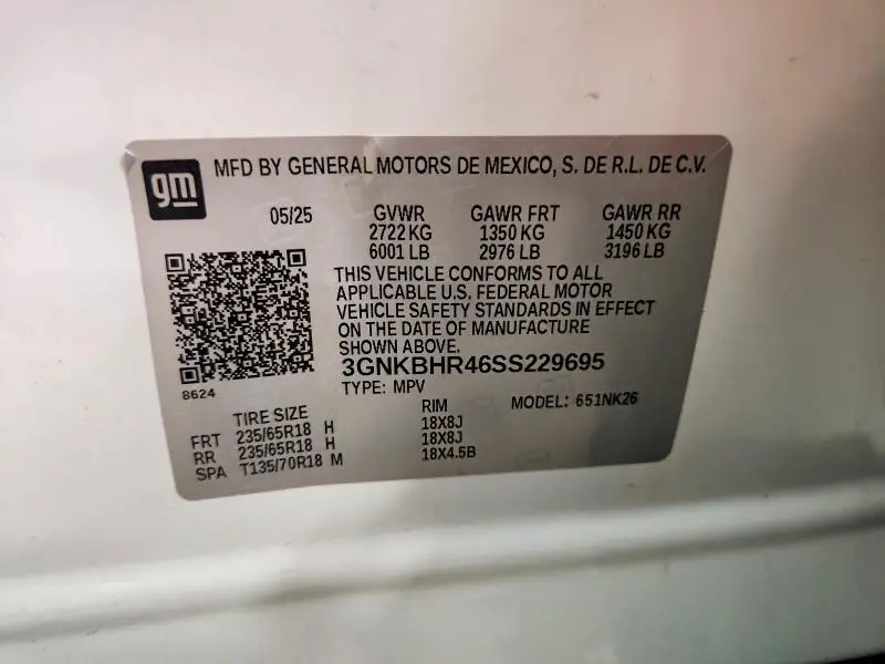 2025 CHEVROLET BLAZER 2LT  