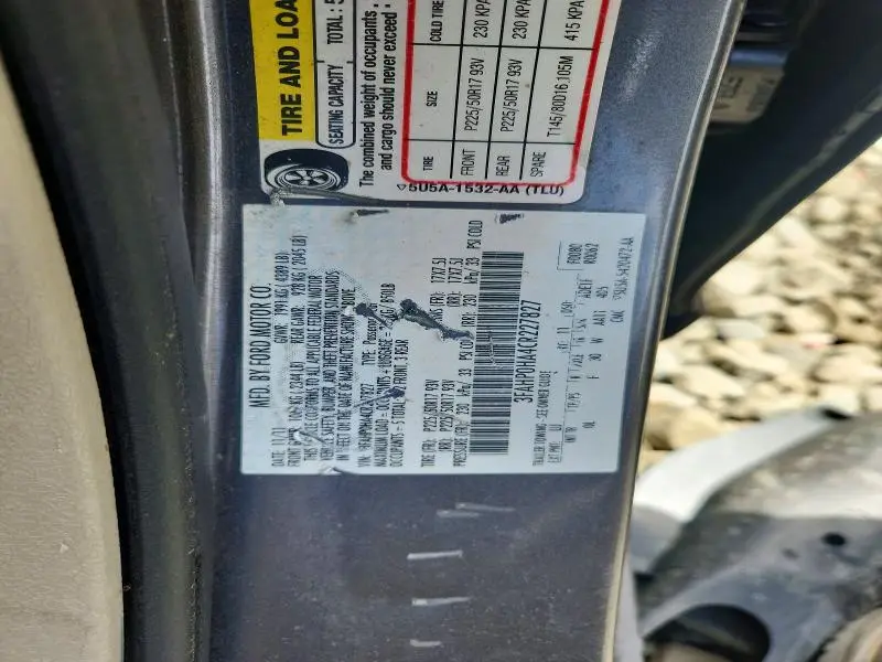 2012 FORD FUSION SE  