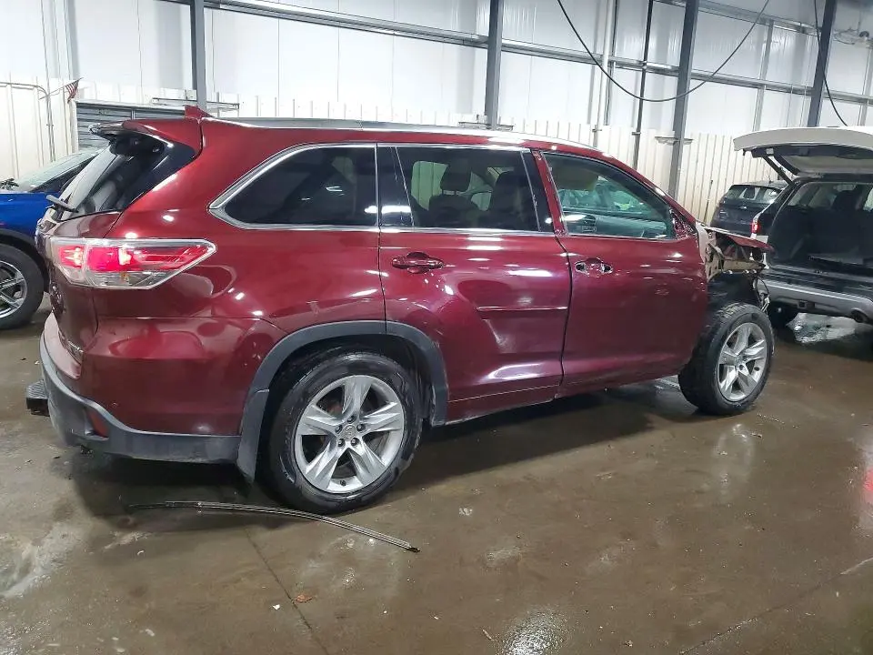 2015 TOYOTA HIGHLANDER LIMITED PLATINUM  