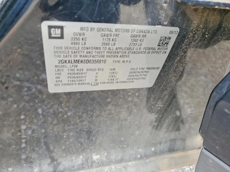 2013 GMC TERRAIN SLE  