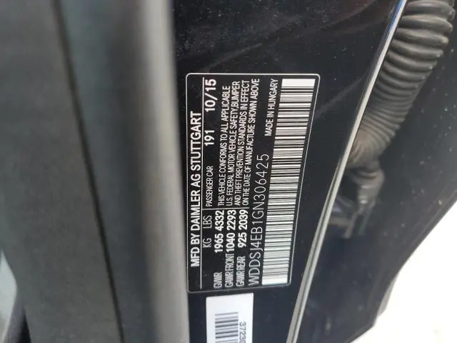 2016 MERCEDES-BENZ CLA 250  