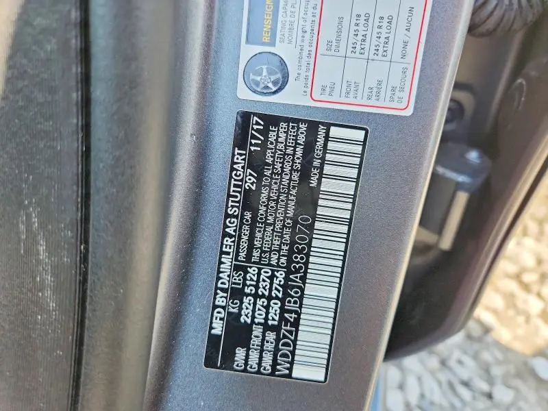 2018 MERCEDES-BENZ E 300  