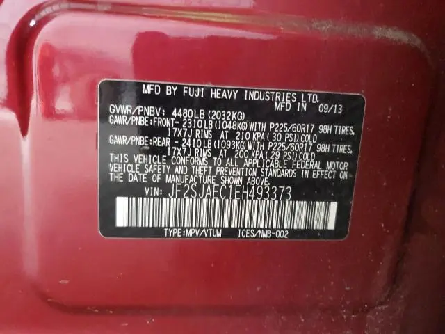 2014 SUBARU FORESTER 2.5I PREMIUM  