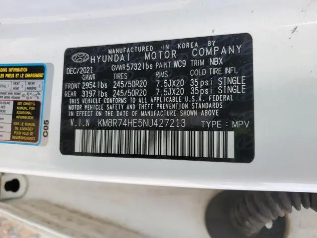 2022 HYUNDAI PALISADE CALLIGRAPHY  