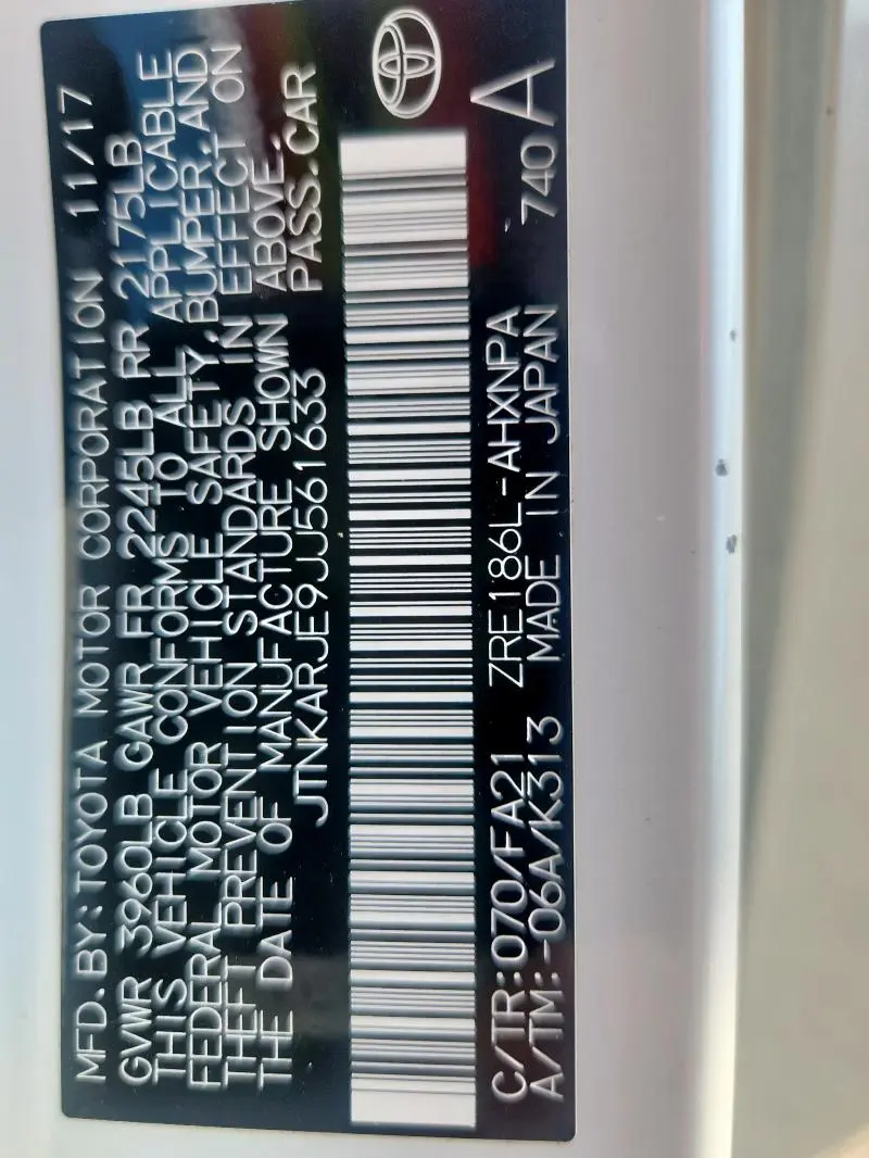 2018 TOYOTA COROLLA IM   