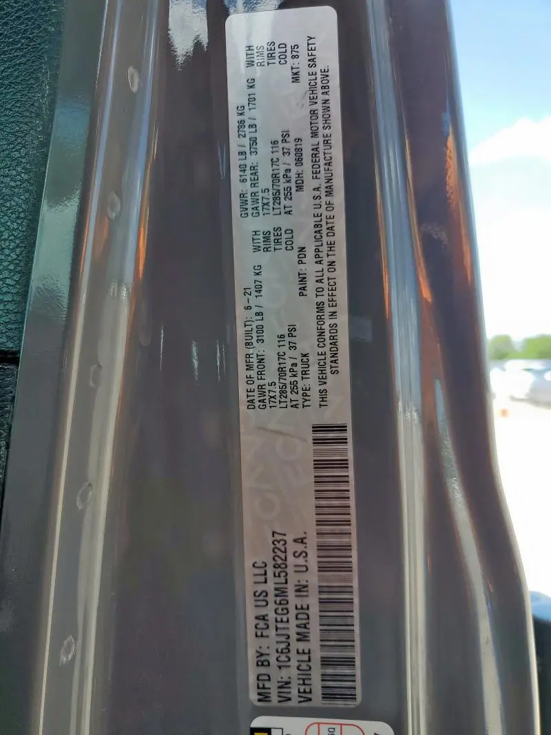 2021 JEEP GLADIATOR MOJAVE  