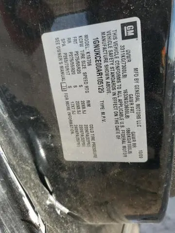 2010 CHEVROLET TAHOE K1500 LTZ  