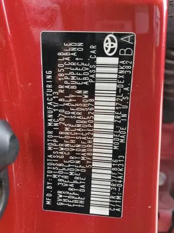 2014 TOYOTA COROLLA L