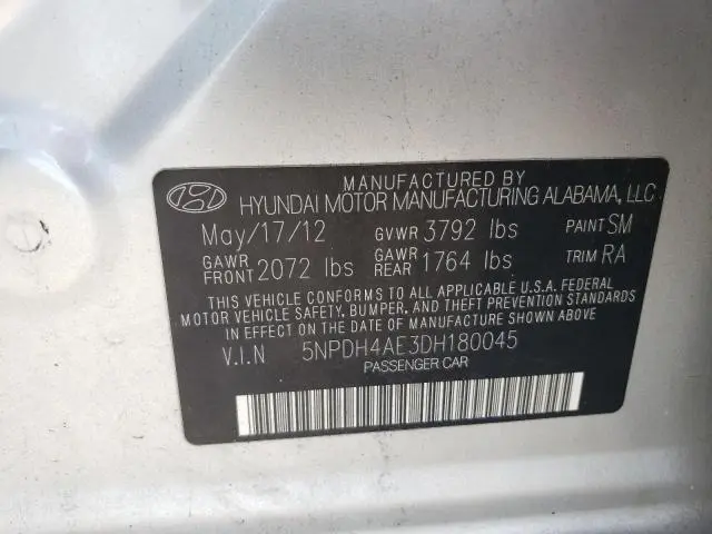 2013 HYUNDAI ELANTRA GLS  