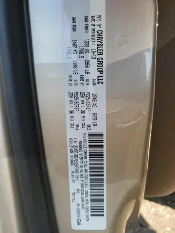 2014 CHRYSLER TOWN & COUNTRY TOURING  