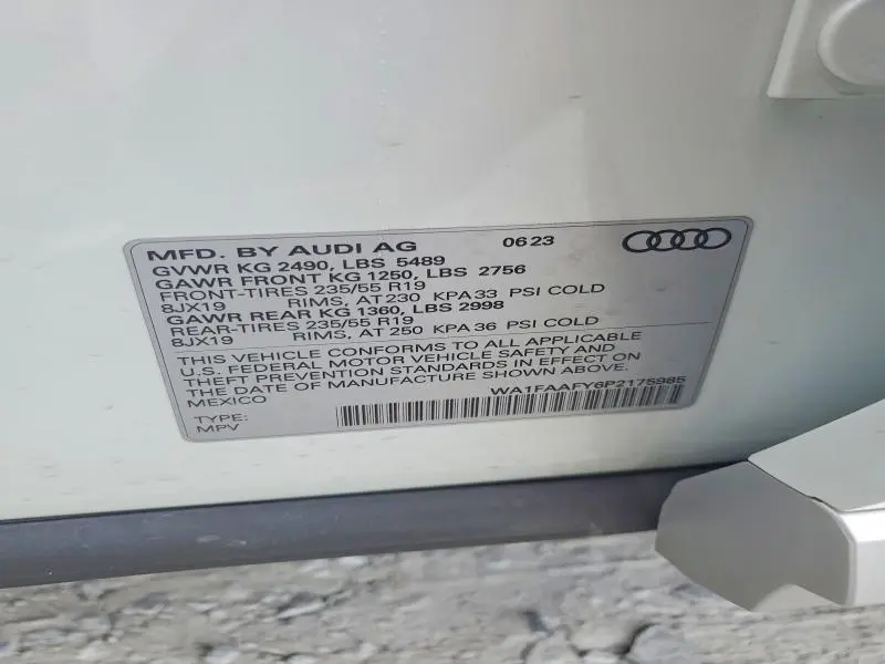 2023 AUDI Q5 PRESTIGE 45  
