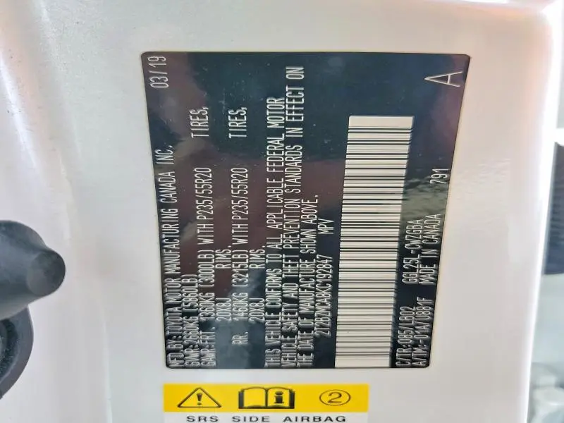 2019 LEXUS RX 350 BASE  