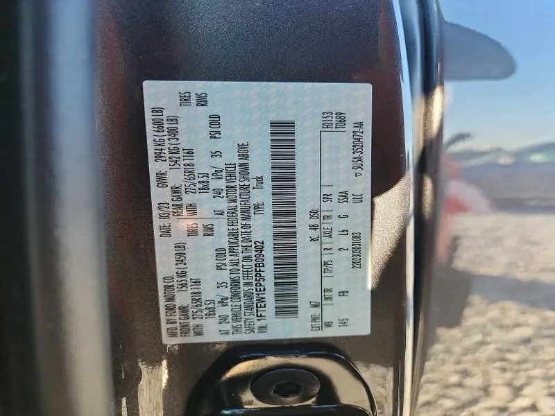 2023 FORD F150 SUPERCREW  
