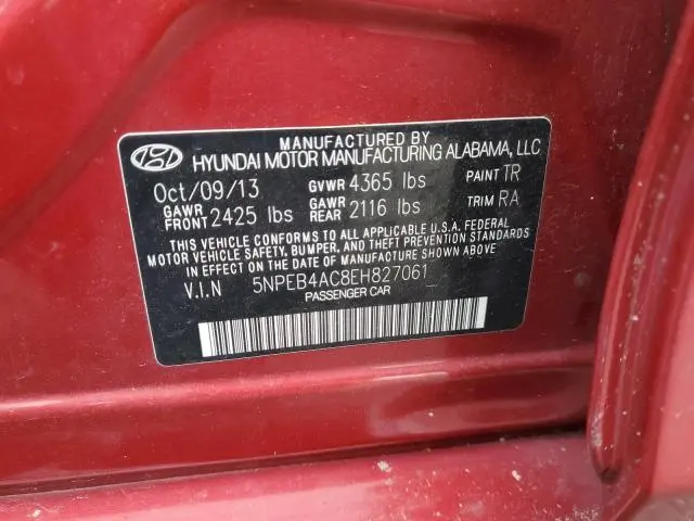 2014 HYUNDAI SONATA GLS