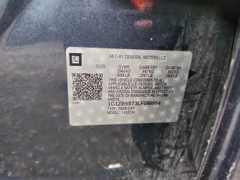 2020 CHEVROLET MALIBU LS  