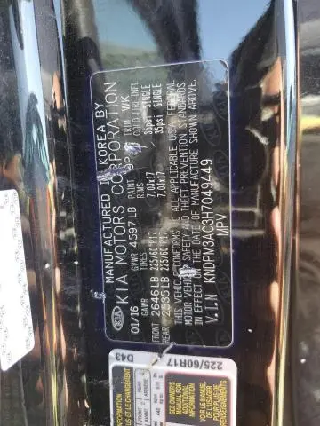 2017 KIA SPORTAGE LX  