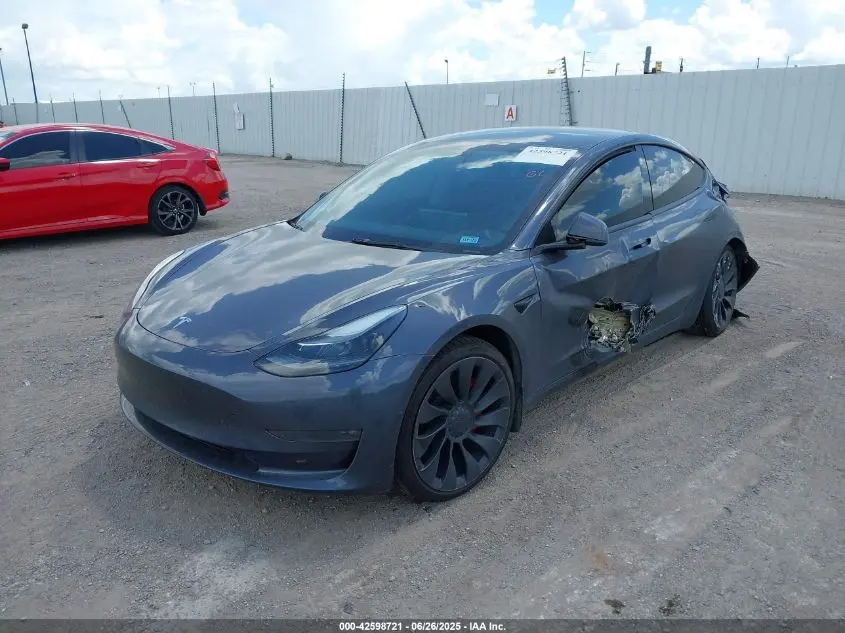2022 TESLA MODEL 3 PERFORMANCE DUAL MOTOR ALL-WHEEL DRIVE