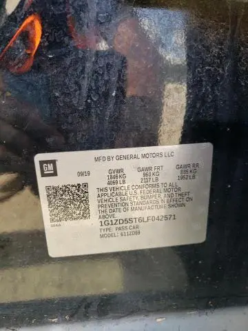 2020 CHEVROLET MALIBU LT
